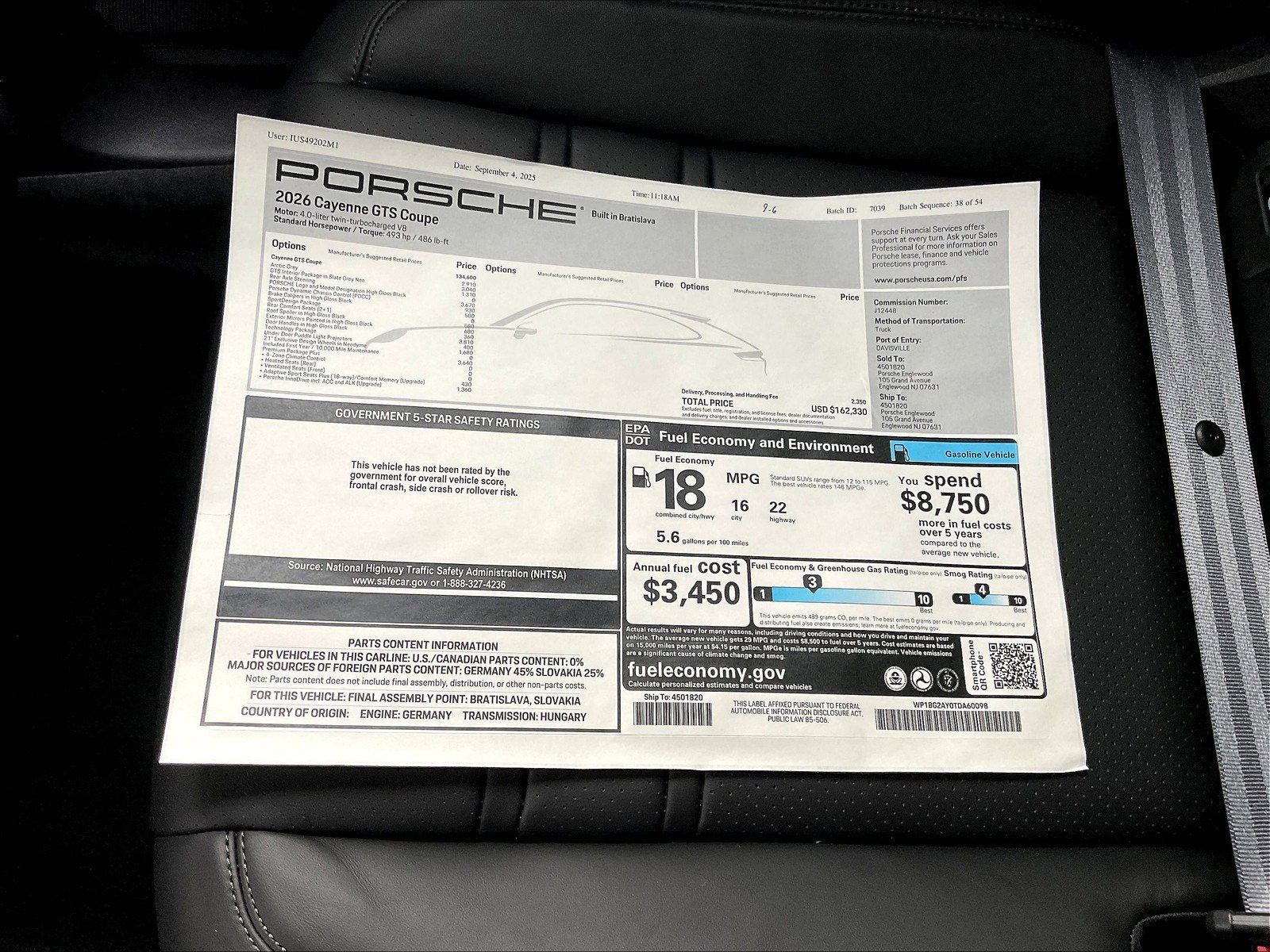 New 2026 Porsche Cayenne GTS image 14