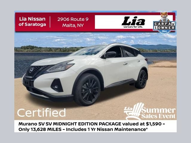 Certified 2024 Nissan Murano SV w/ SV Midnight Edition Package AWD/4WD 360° Tour