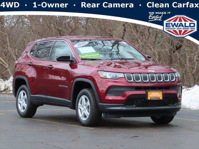 Certified 2022 Jeep Compass Sport AWD/4WD image 1