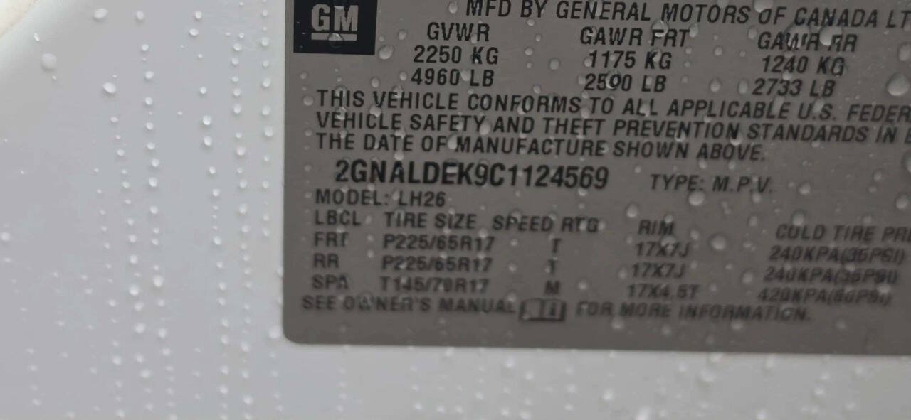 Used 2012 Chevrolet Equinox LT w/ Driver Convenience Package FWD image 11