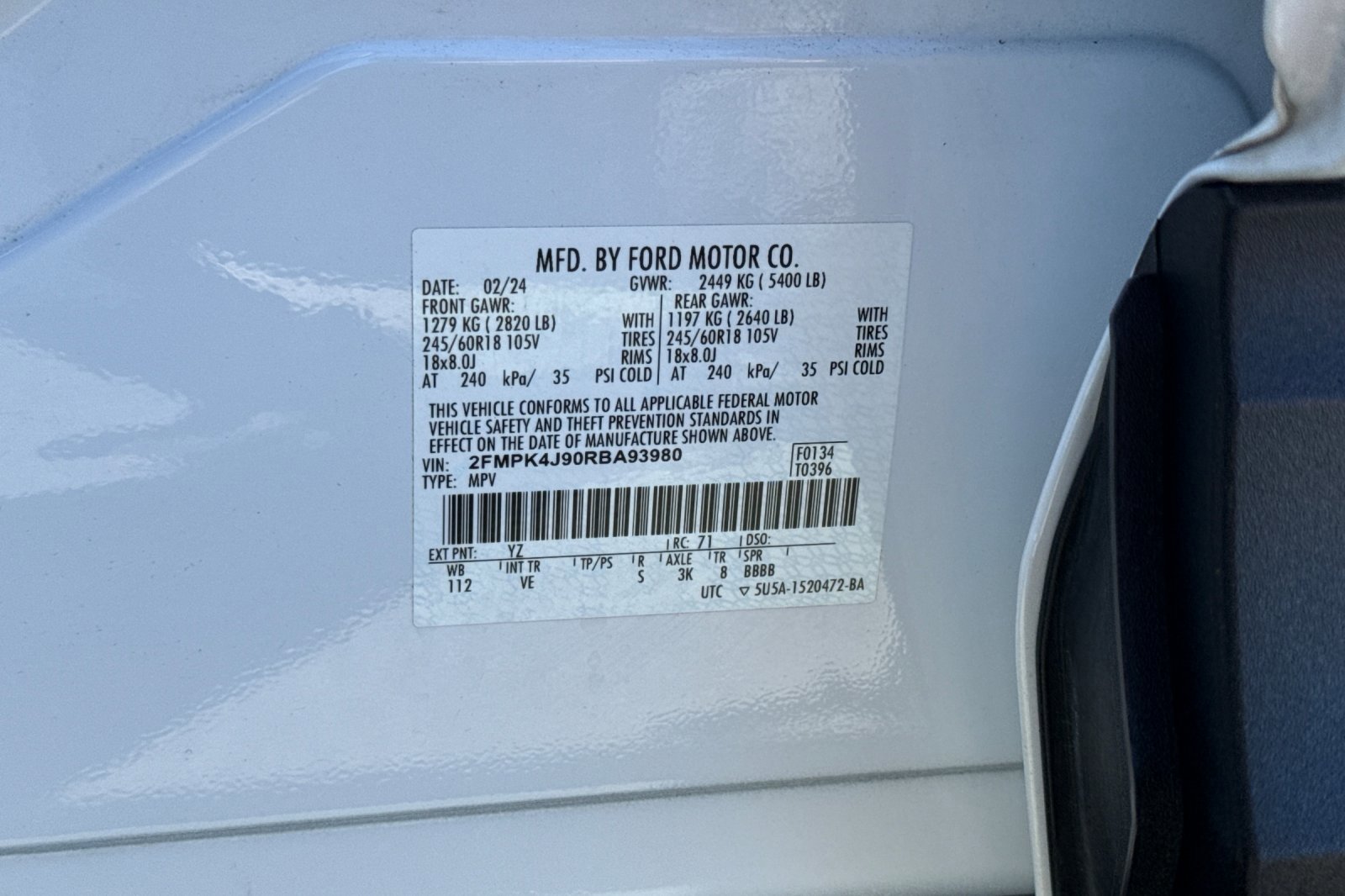 Used 2024 Ford Edge SEL image 28
