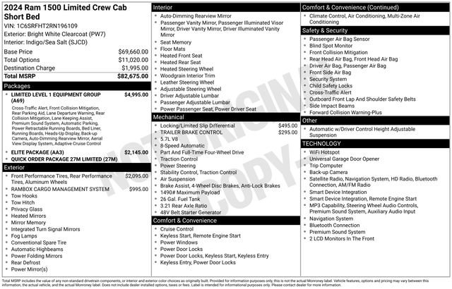 Used 2024 RAM 1500 Limited AWD/4WD image 5