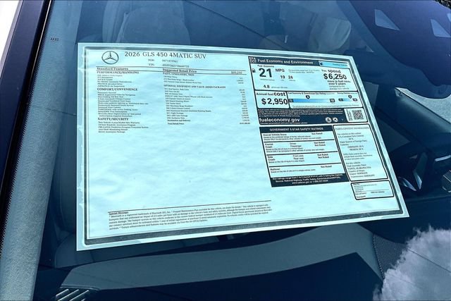 New 2026 Mercedes-Benz GLS 450 4MATIC image 16