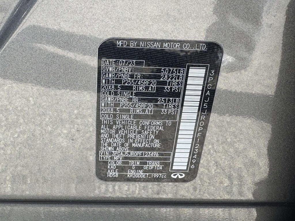 Used 2023 INFINITI QX55 Luxe w/ Cargo Package image 27