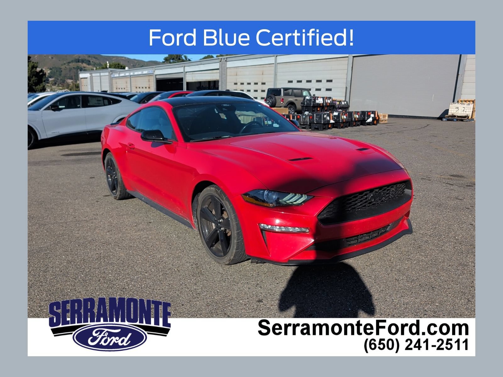 Certified 2022 Ford Mustang Coupe w/ Equipment Group 101A RWD image 1