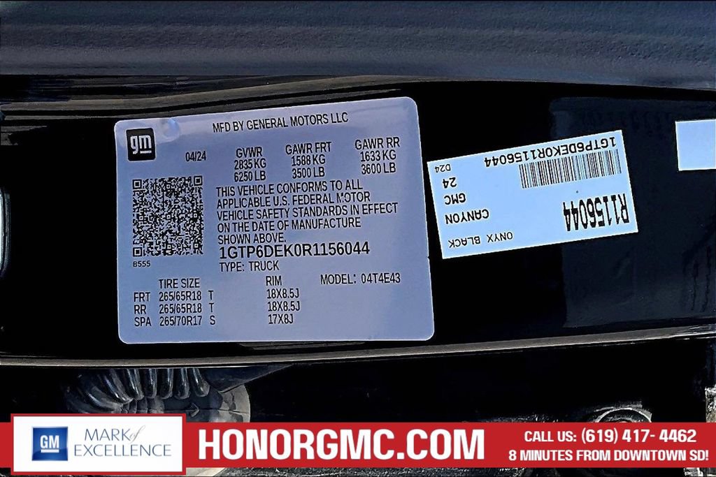 Used 2024 GMC Canyon AT4 AWD/4WD image 20