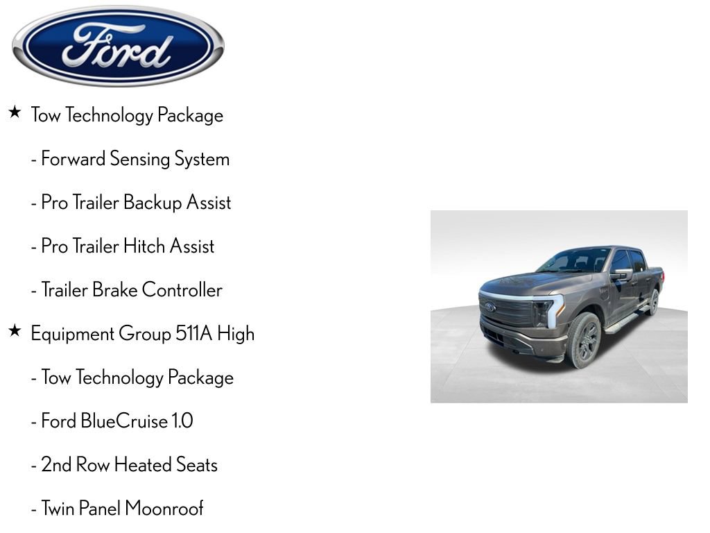 Used 2023 Ford F150 Lightning Lariat w/ Equipment Group 511A High image 6