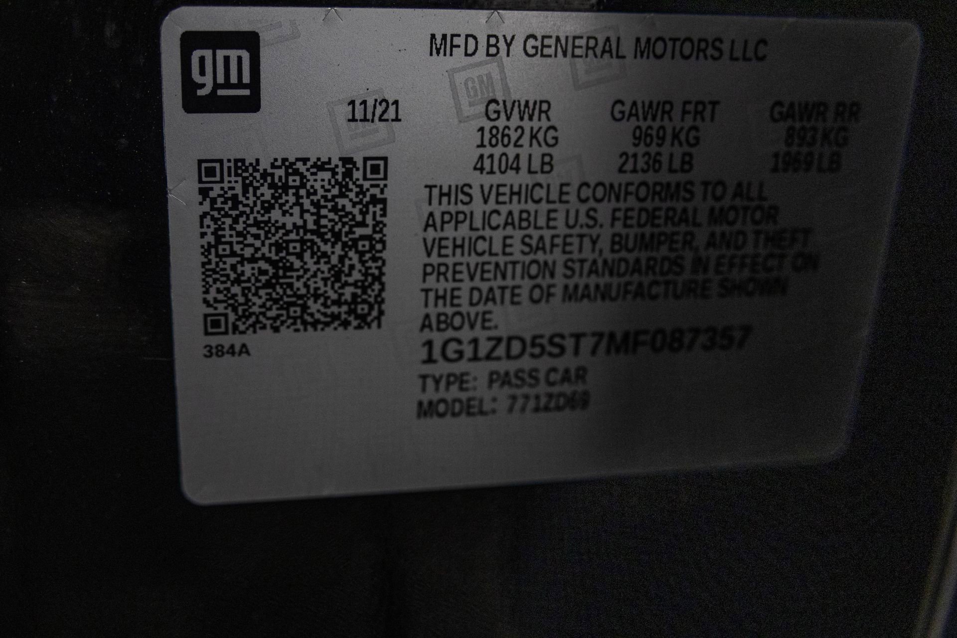 Used 2021 Chevrolet Malibu LT w/ Midnight Edition image 51