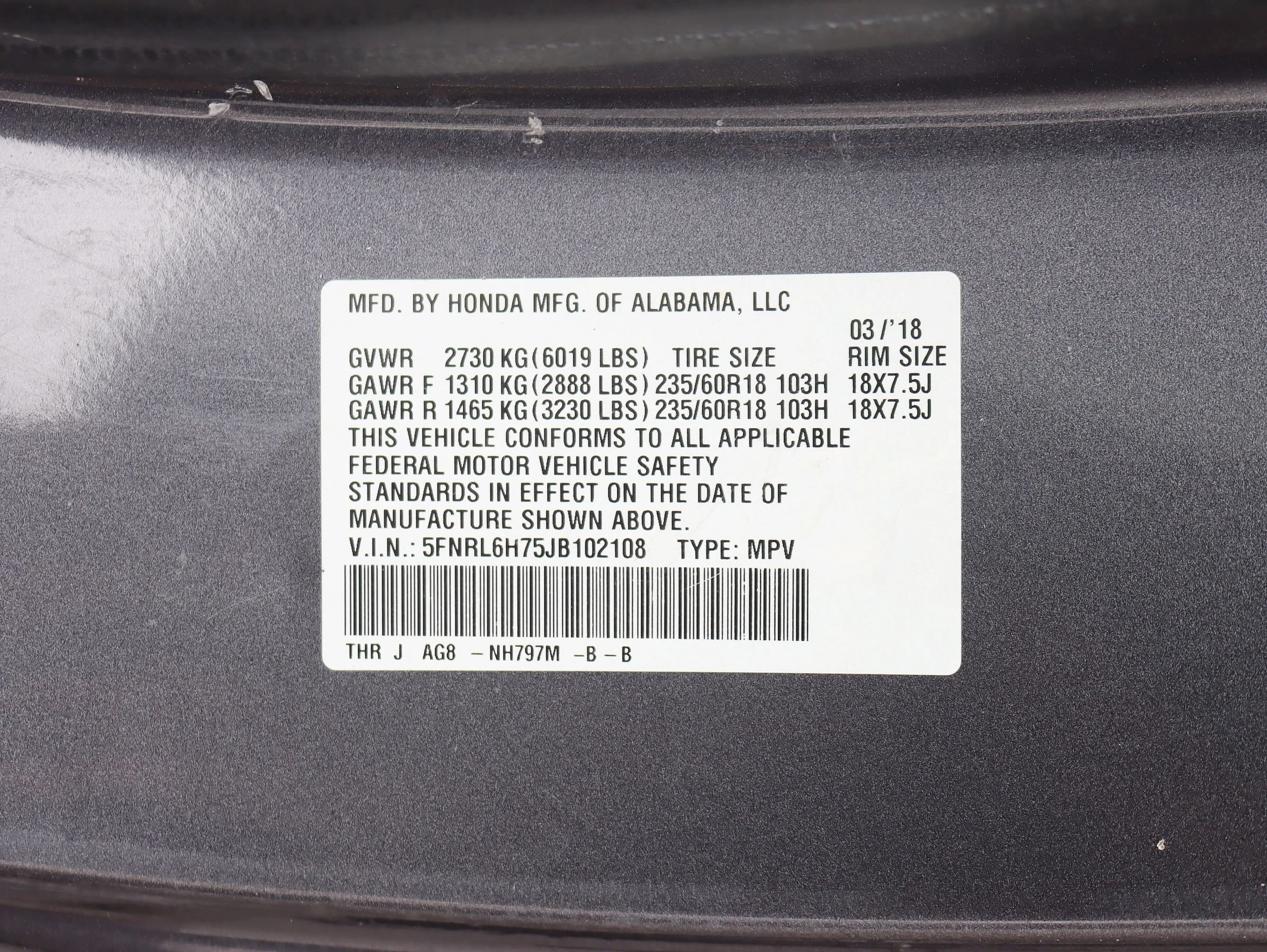Used 2018 Honda Odyssey EX-L image 37