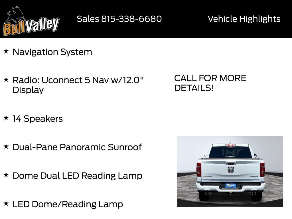 Used 2023 RAM 1500 Limited w/ Body Color Bumper Group AWD/4WD image 9