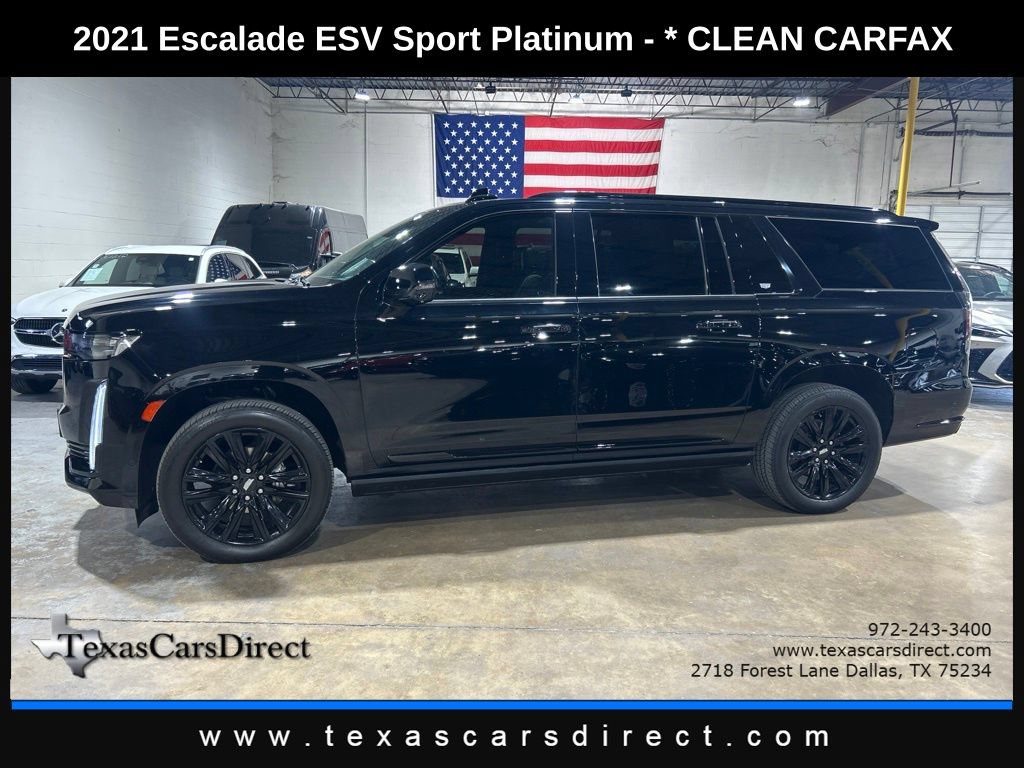 Used 2021 Cadillac Escalade ESV Sport Platinum