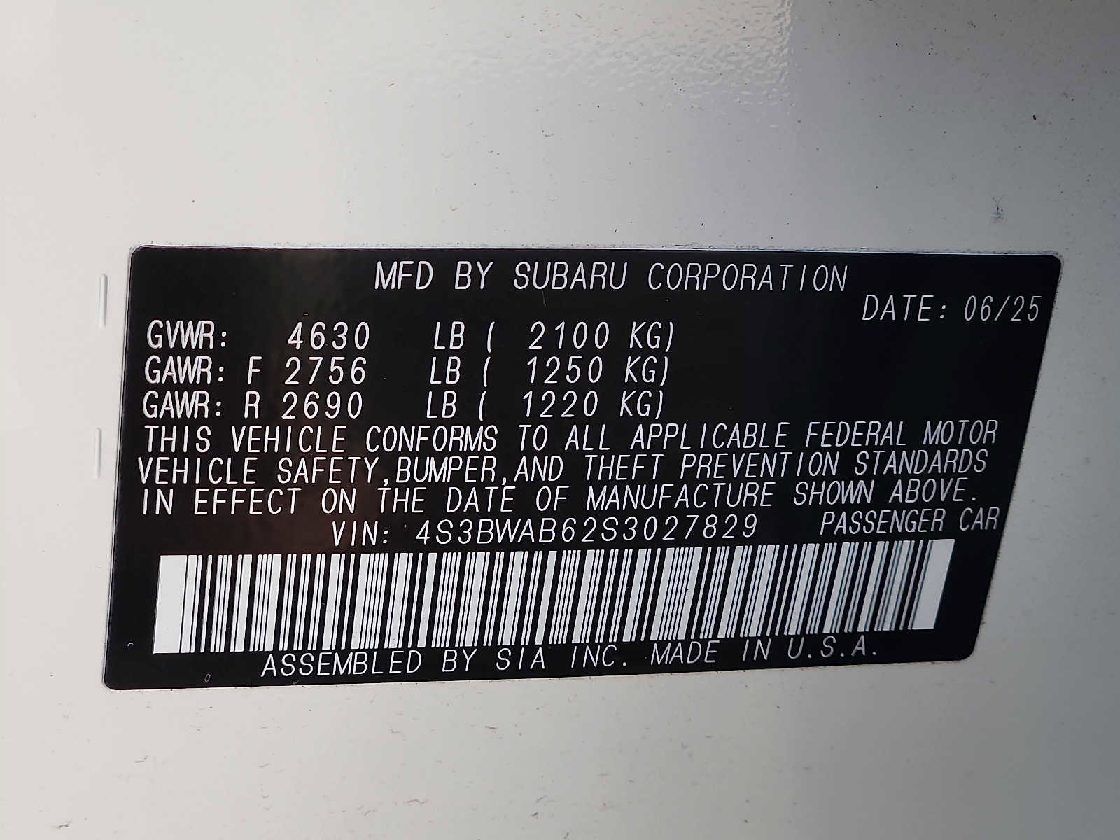 Certified 2025 Subaru Legacy image 26