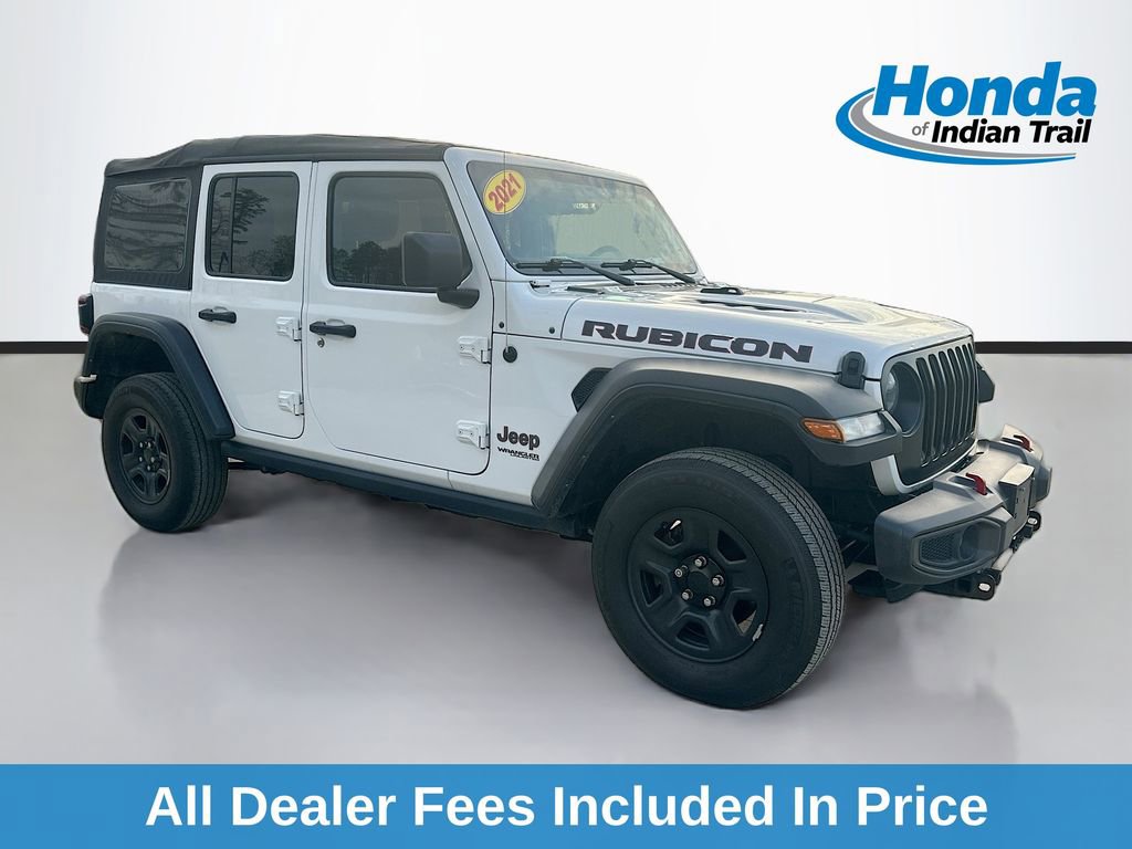 Used 2021 Jeep Wrangler Unlimited Rubicon w/ Safety Group AWD/4WD image 1