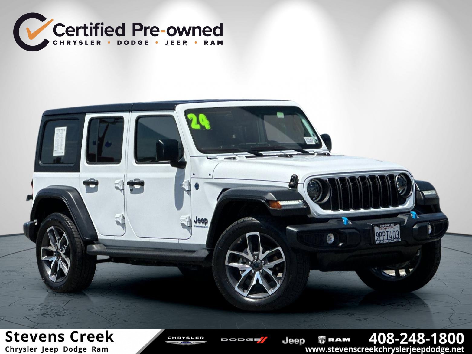 Used 2024 Jeep Wrangler Unlimited w/ LED Headlamp & Fog Lamp Group