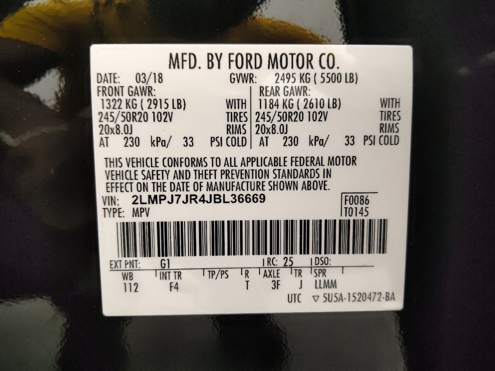 Used 2018 Lincoln MKX Black Label w/ Driver Assistance Package FWD image 33