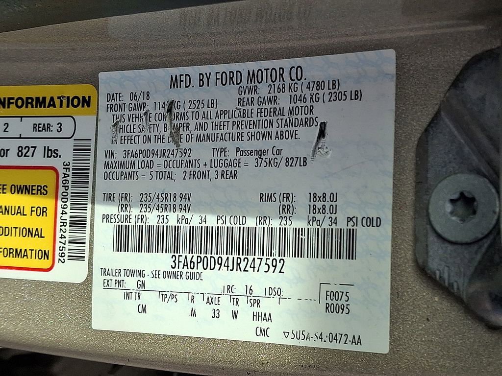 Used 2018 Ford Fusion Titanium image 27