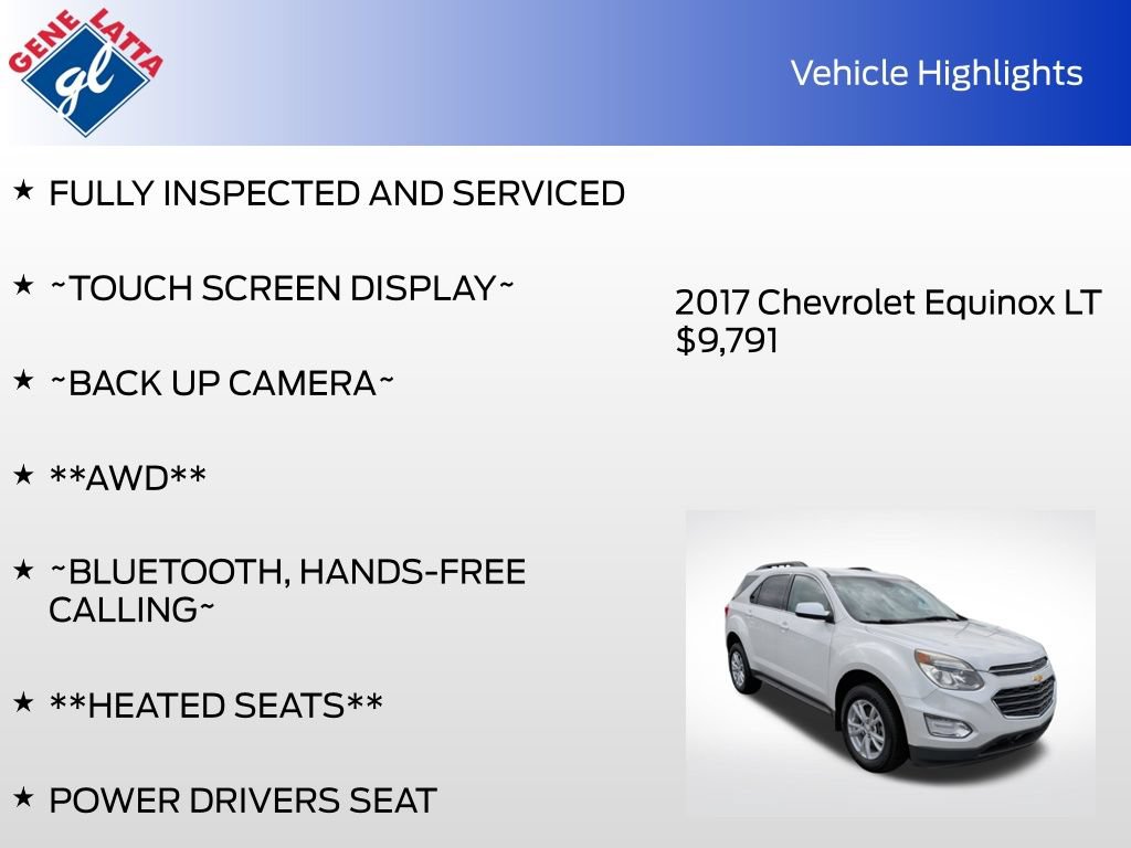 Used 2017 Chevrolet Equinox LT w/ Convenience Package AWD/4WD image 30