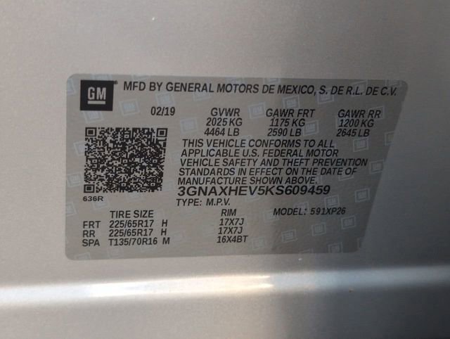 Certified 2019 Chevrolet Equinox LS w/ LS Convenience Package FWD image 33