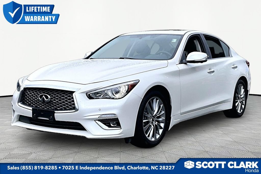 Used 2023 INFINITI Q50 Luxe w/ Cargo Package AWD/4WD image 3