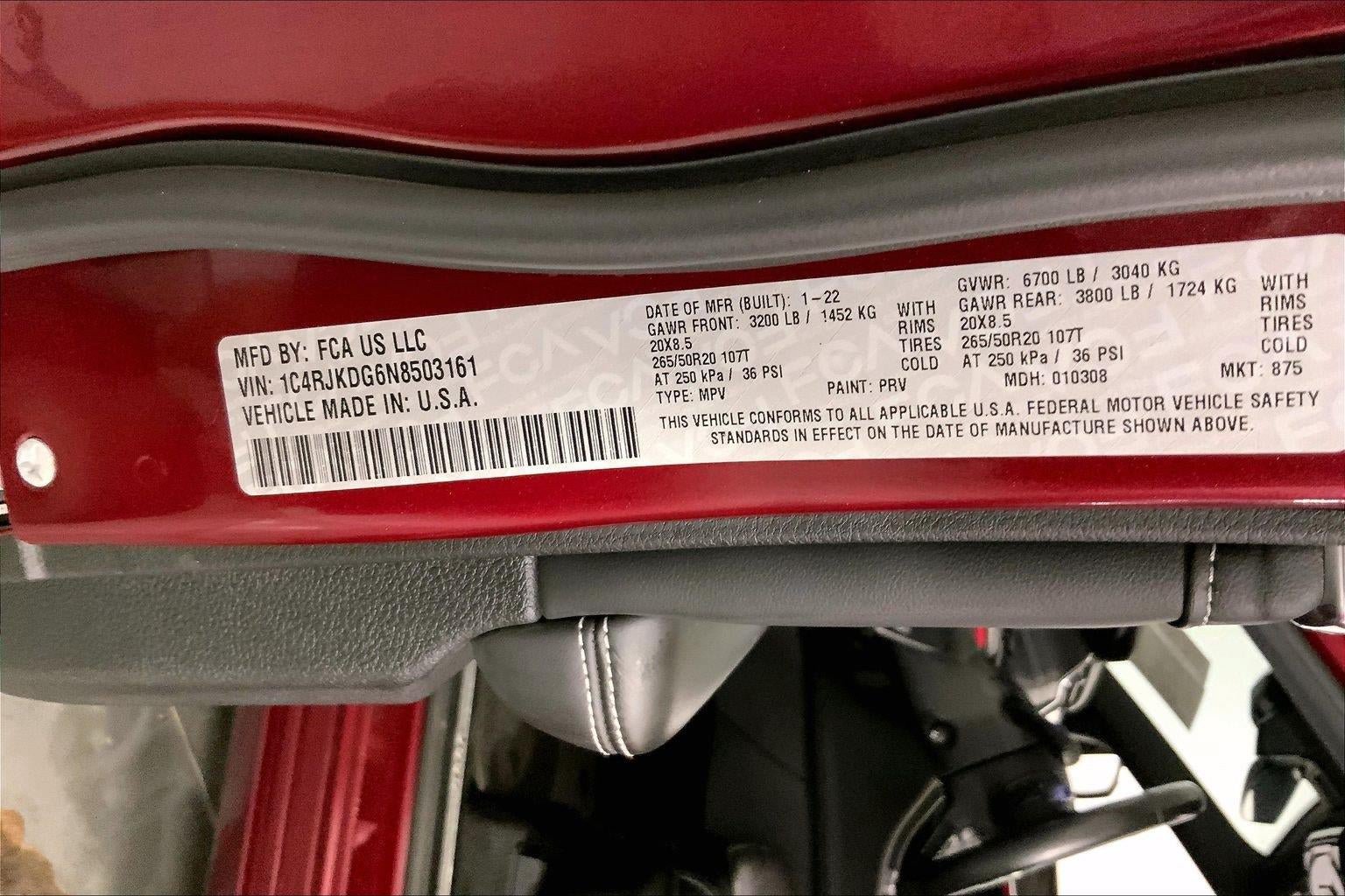 Used 2022 Jeep Grand Cherokee L Overland AWD/4WD image 32