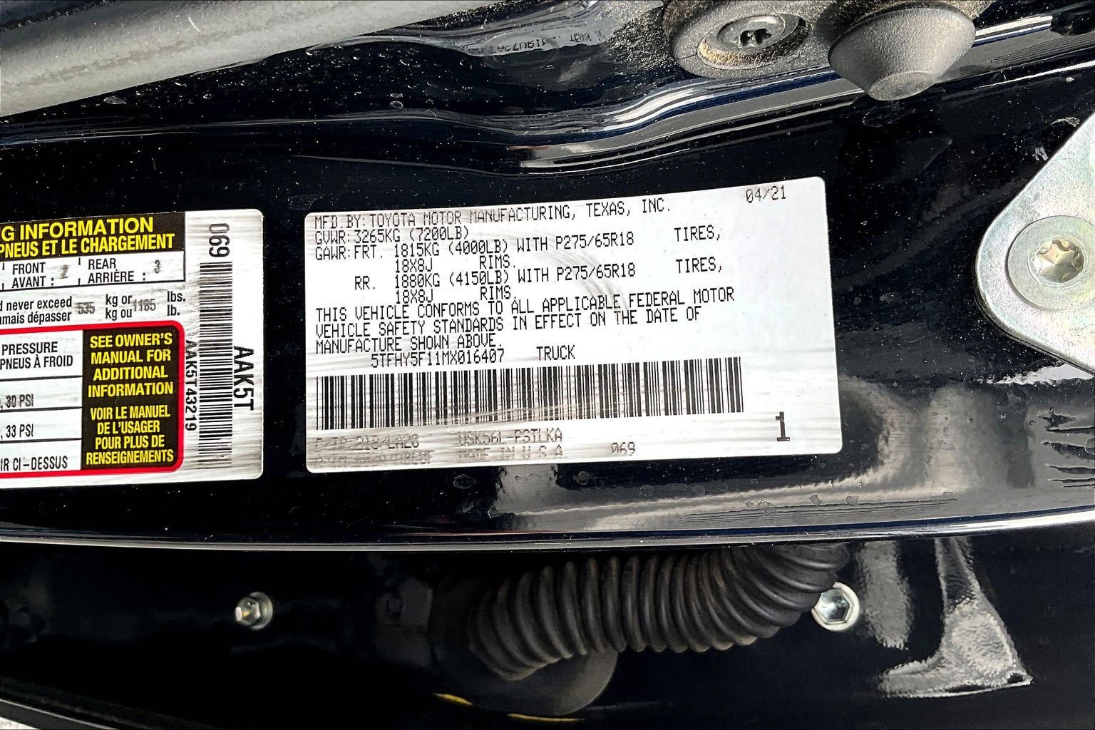 Used 2021 Toyota Tundra Limited w/ Limited Premium Package image 21