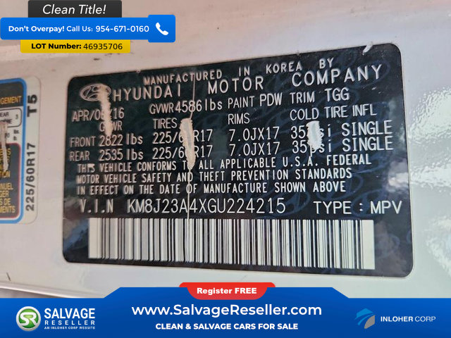 Used 2016 Hyundai Tucson SE image 16