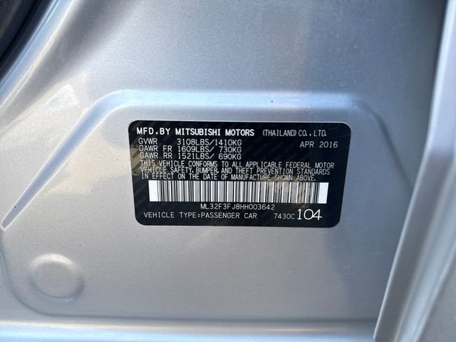 Used 2017 Mitsubishi Mirage G4 ES FWD image 18
