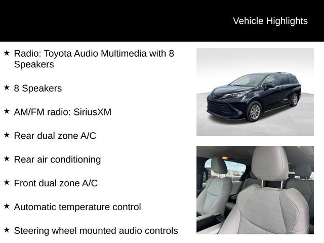 Used 2026 Toyota Sienna LE AWD/4WD image 7