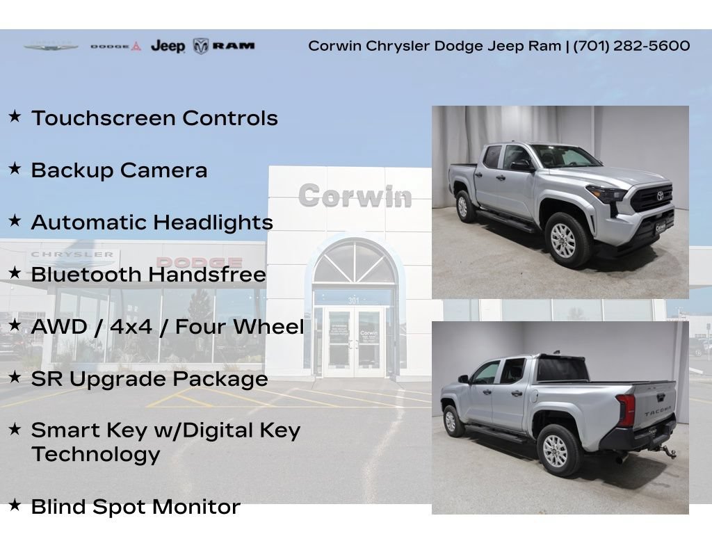 Used 2025 Toyota Tacoma SR w/ SR Upgrade Package AWD/4WD image 8