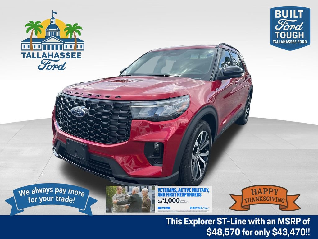 New 2025 Ford Explorer ST-Line w/ Premium Package