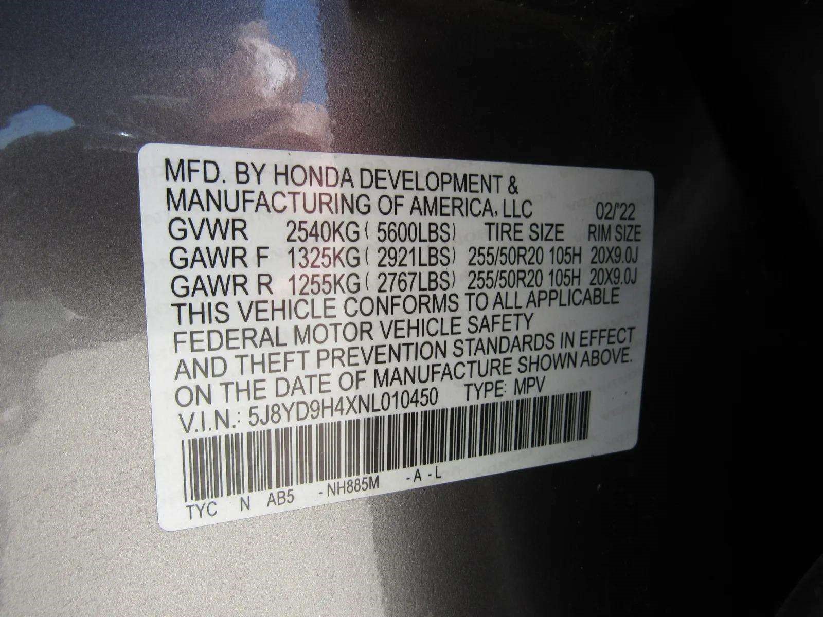 Certified 2022 Acura MDX w/ Technology Package FWD image 31