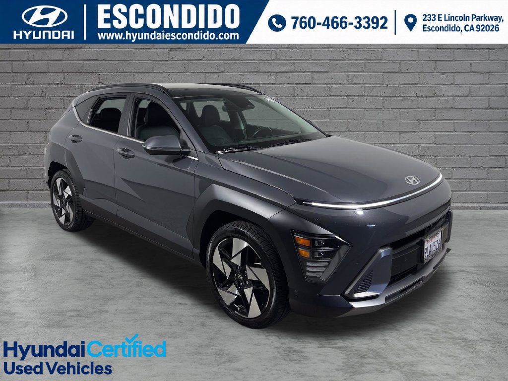 Certified 2024 Hyundai Kona Limited FWD 360° Tour