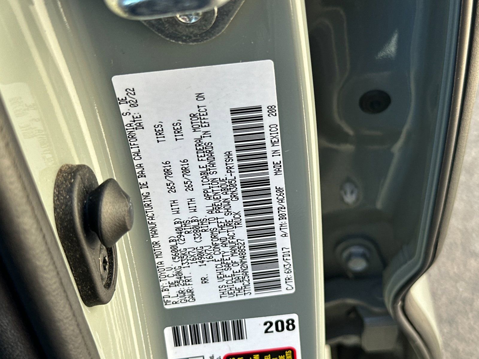 Used 2022 Toyota Tacoma TRD Off-Road w/ Technology Package image 35