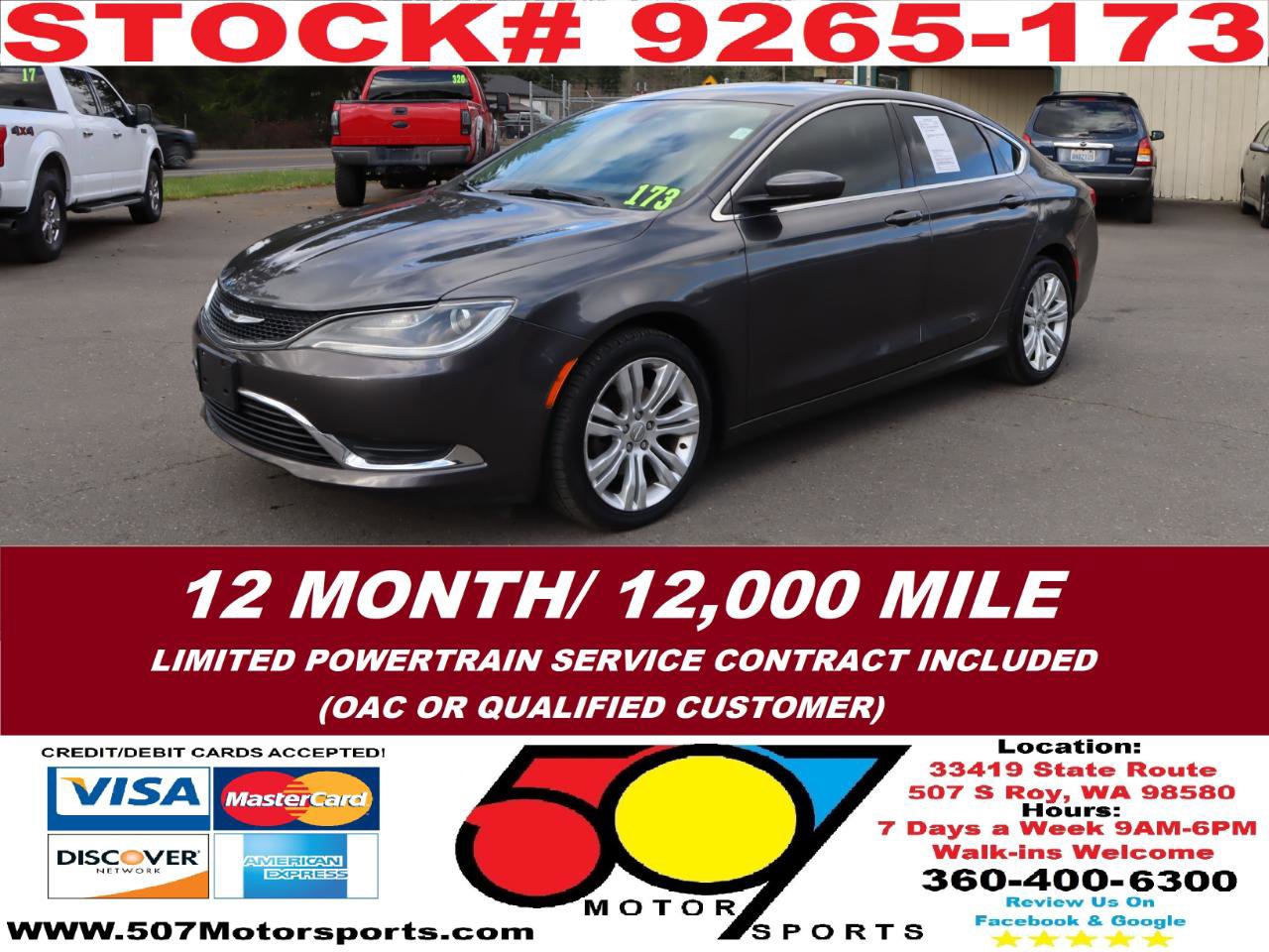 Used 2016 Chrysler 200 Limited w/ Convenience Group image 2