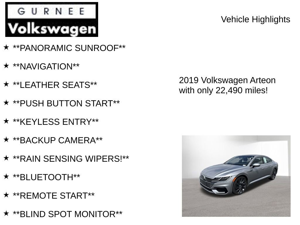 Used 2019 Volkswagen Arteon SEL image 7