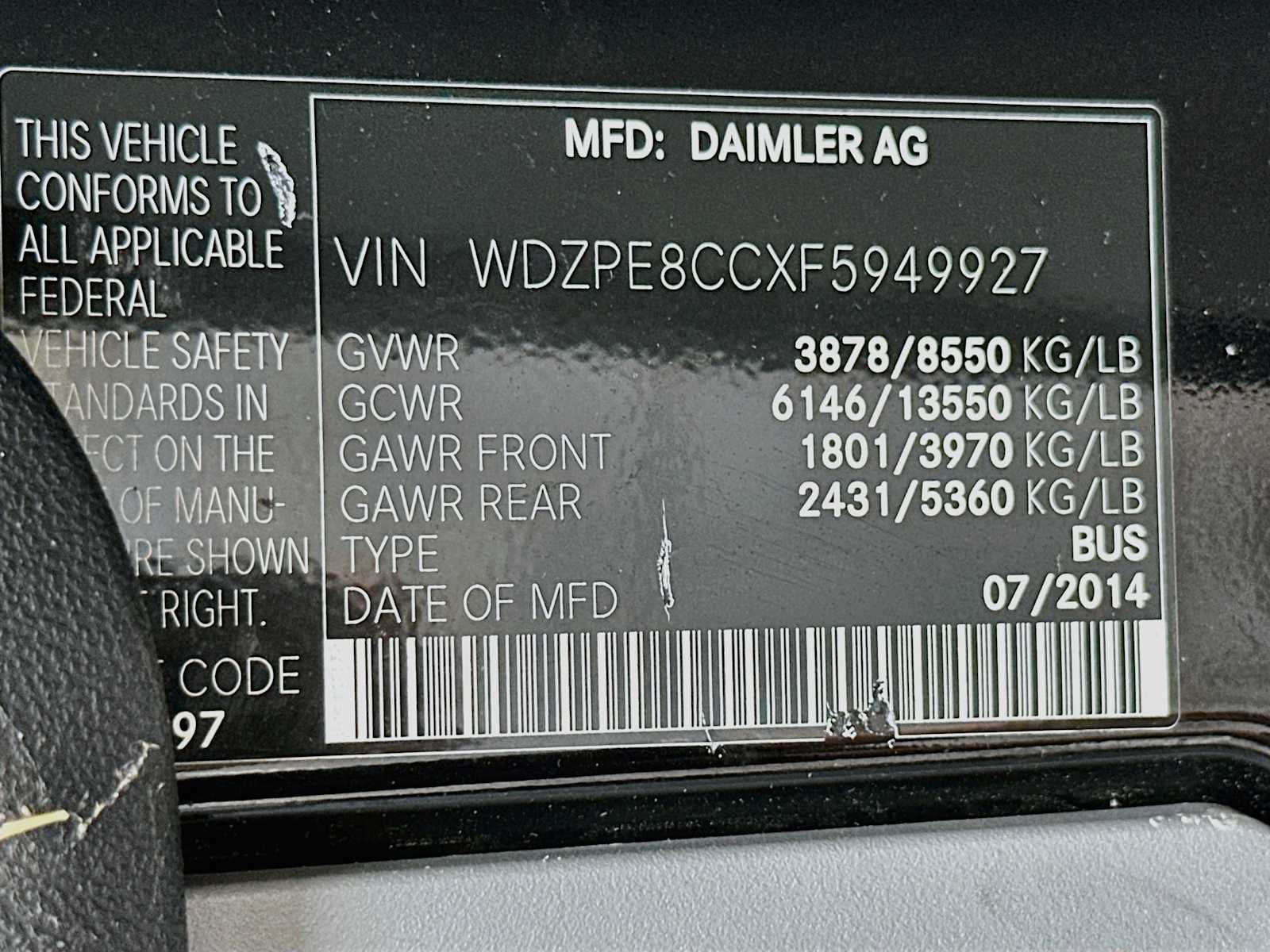 Used 2015 Mercedes-Benz Sprinter 2500 image 33