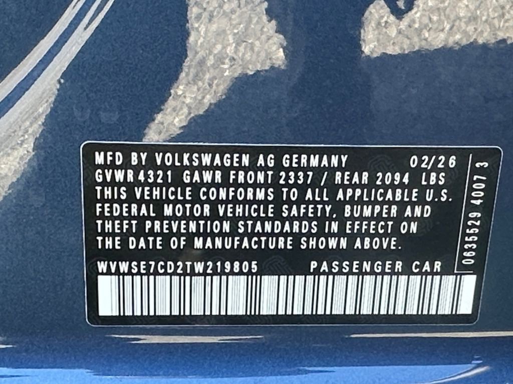 New 2026 Volkswagen GTI SE image 24