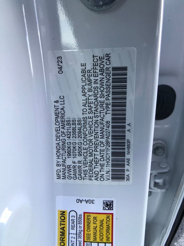 Certified 2023 Honda Accord LX image 17