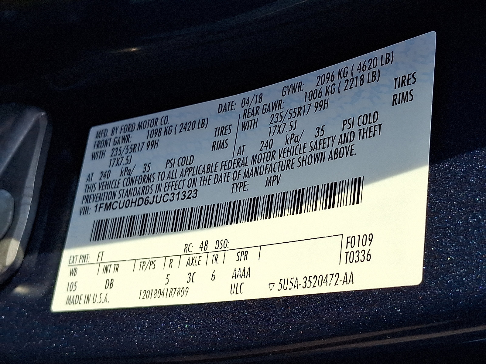 Used 2018 Ford Escape SEL FWD image 25