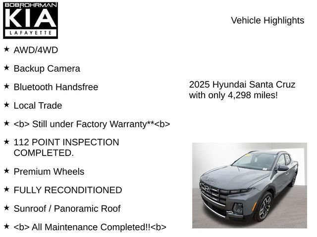 Used 2025 Hyundai Santa Cruz Limited image 7