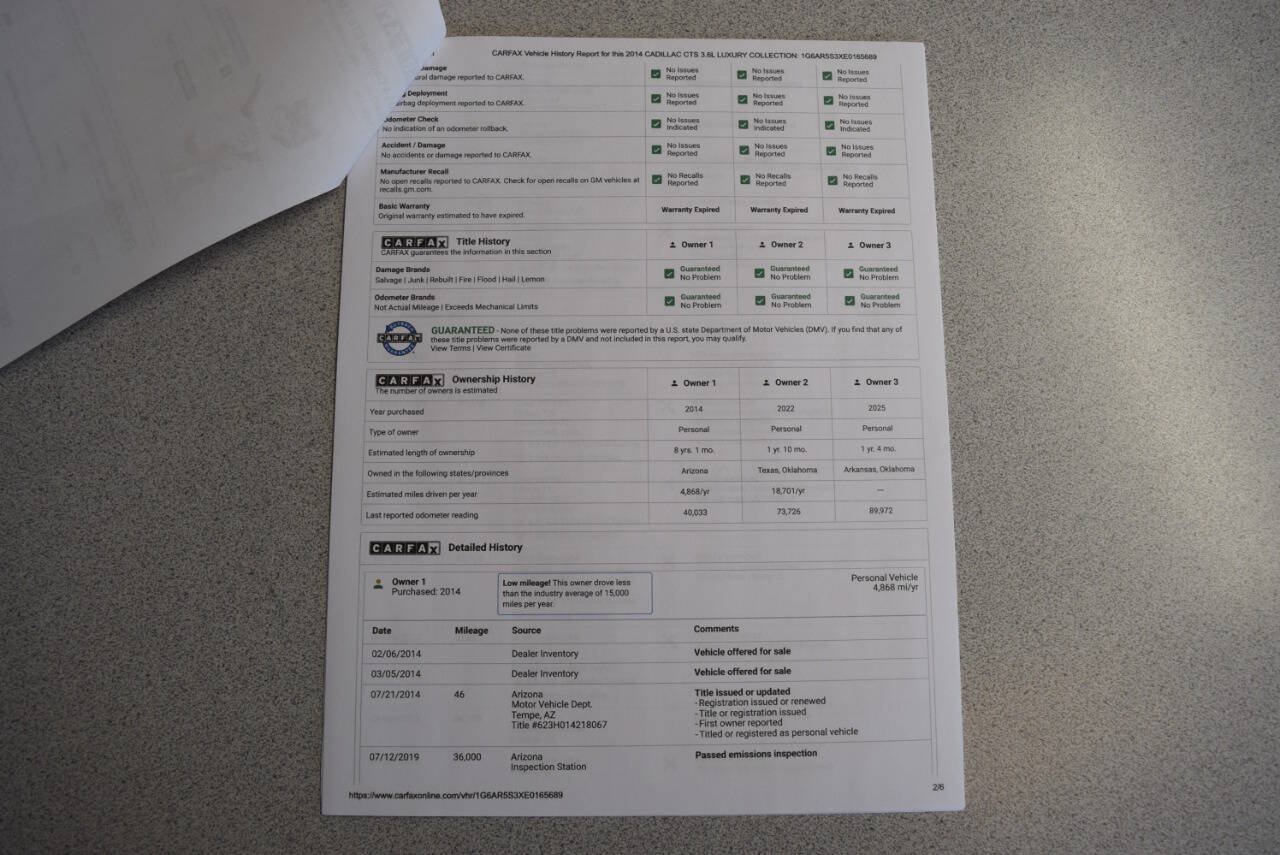 Used 2014 Cadillac CTS Luxury RWD image 52