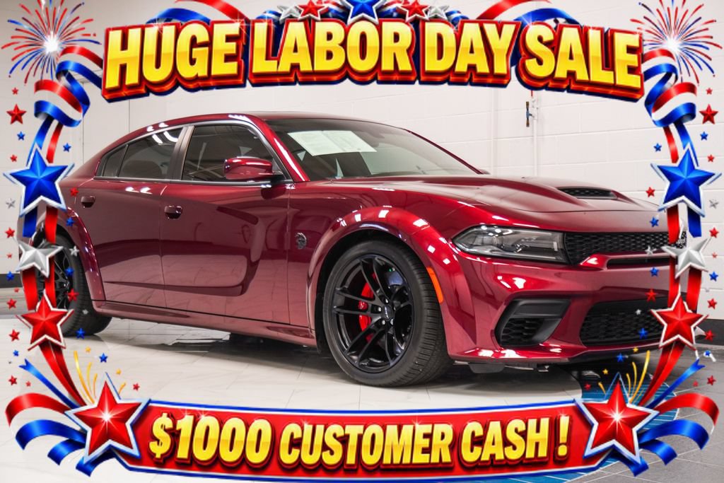 Used 2022 Dodge Charger SRT Hellcat w/ Carbon/Suede Interior Package RWD image 5