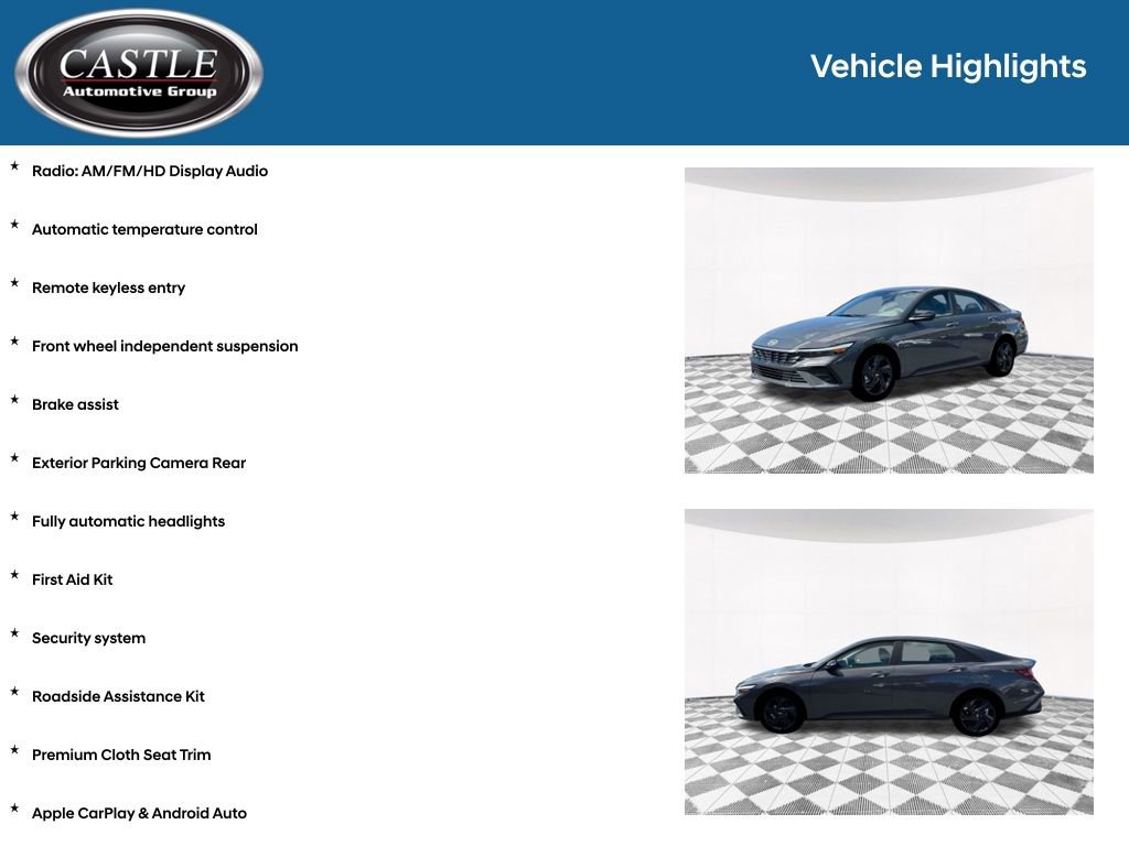 New 2026 Hyundai Elantra Sport w/ Cargo Package FWD image 3