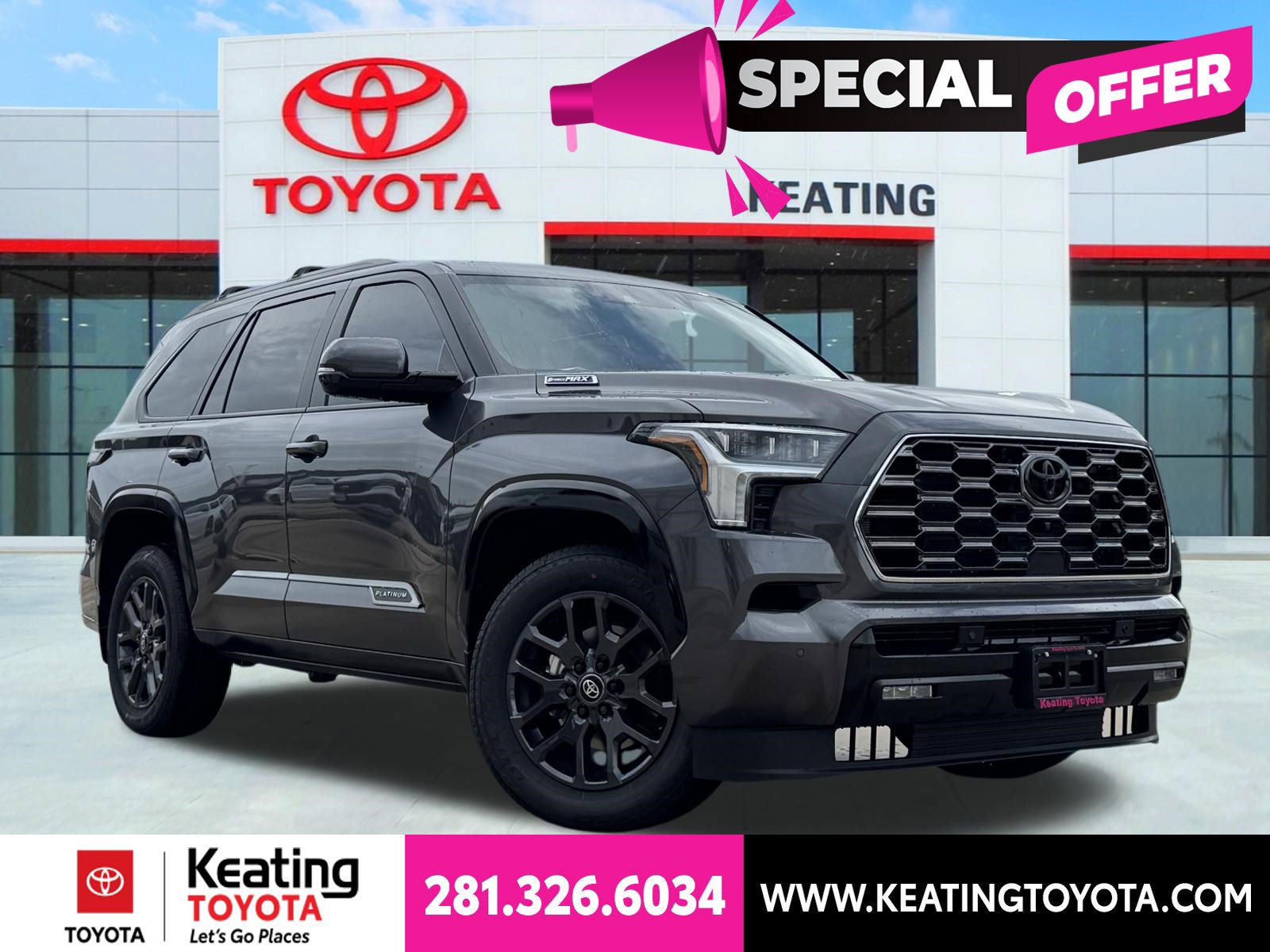 New 2026 Toyota Sequoia Platinum AWD/4WD 360° Tour