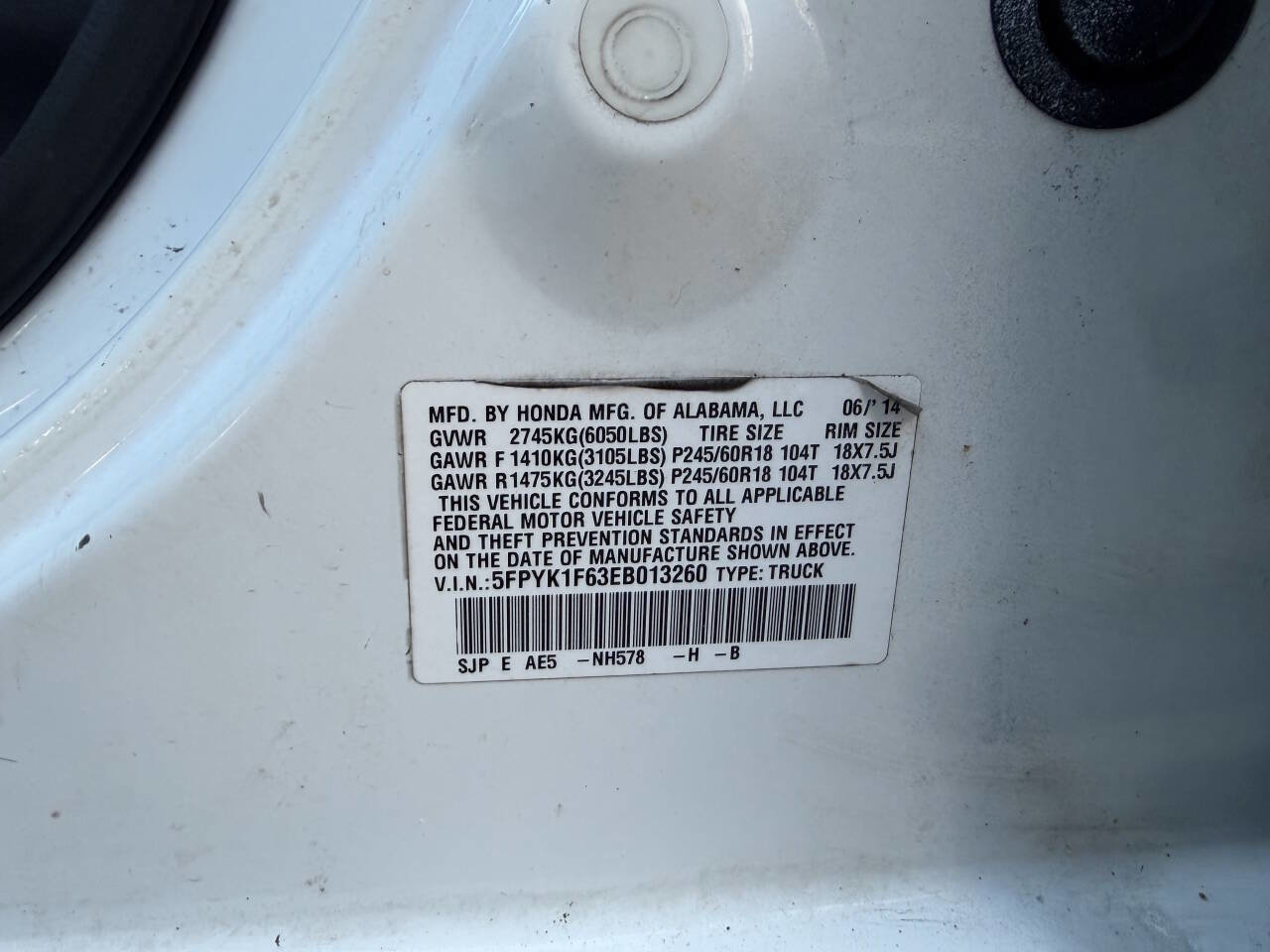 Used 2014 Honda Ridgeline SE image 9