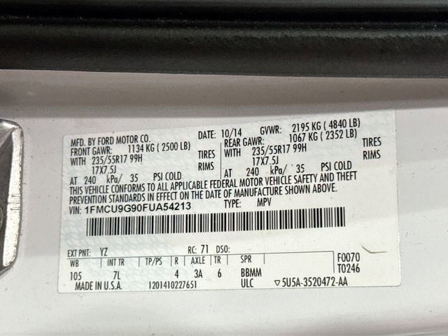 Used 2015 Ford Escape SE image 30