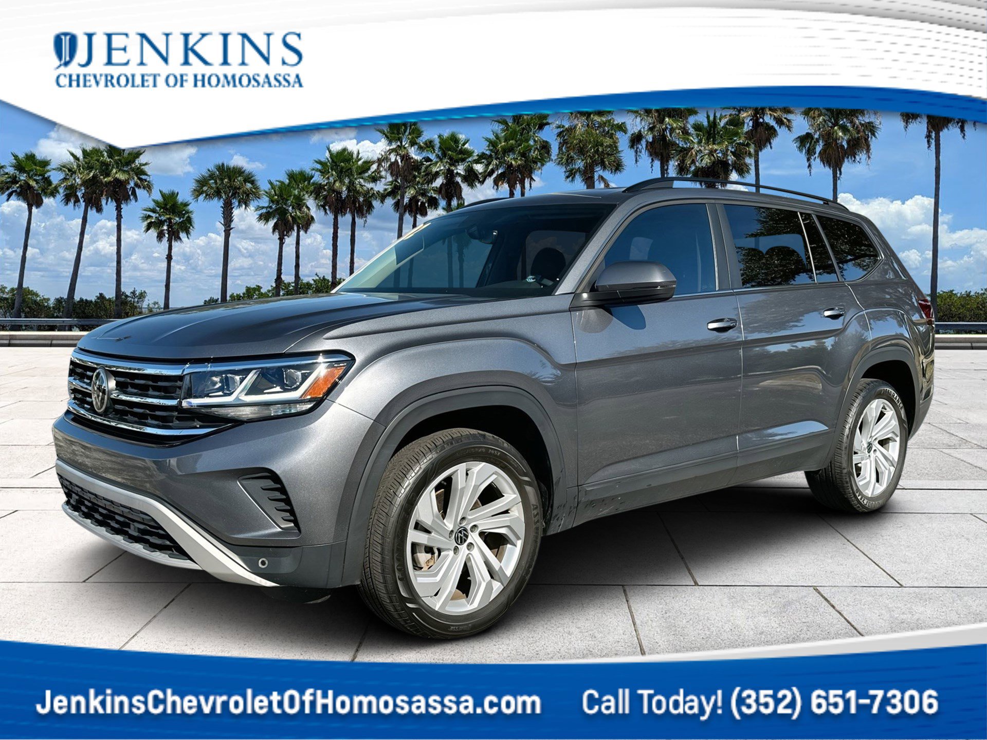 Used 2022 Volkswagen Atlas SE image 1