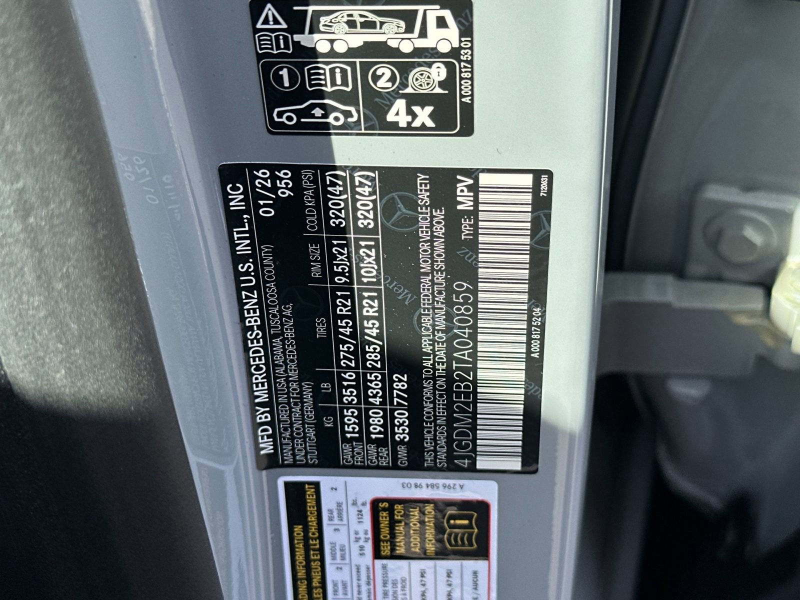 New 2026 Mercedes-Benz EQS 400 4MATIC SUV image 35