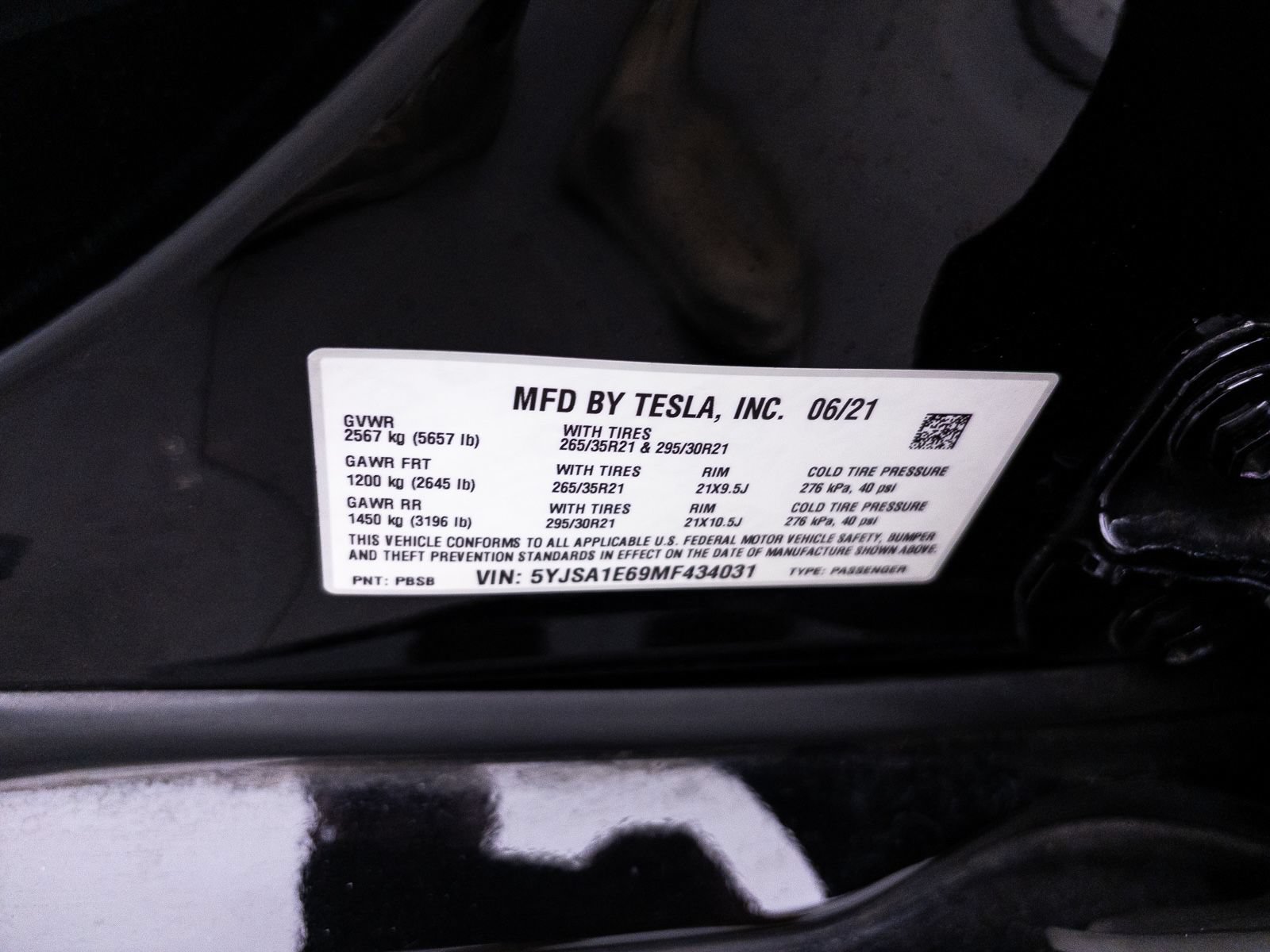 Used 2021 Tesla Model S Plaid AWD/4WD image 36