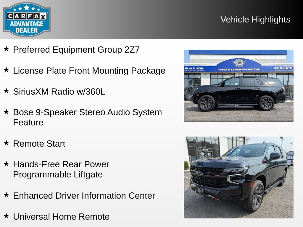 Used 2023 Chevrolet Tahoe Z71 AWD/4WD image 4